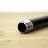 tubo in acciaio nero personalizzato filettato 15x21mm 15/21mm 1/2'' pollici