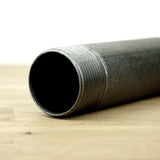 tubo in acciaio nero personalizzato filettato 33x42mm 33/42mm 1''1/4 (pollici)